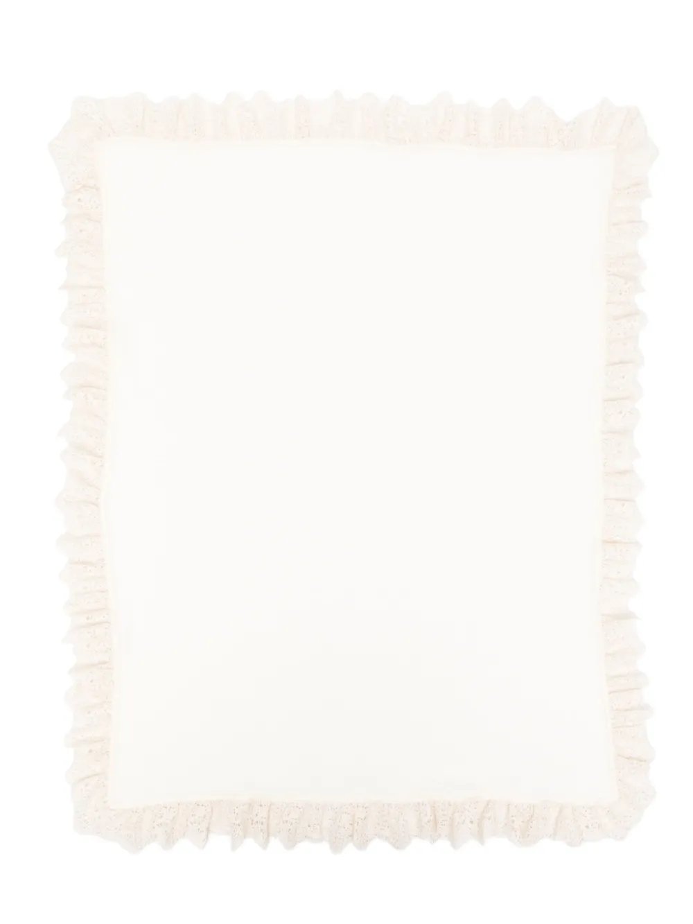 JESURUM BABY Deken met franje afwerking - Wit