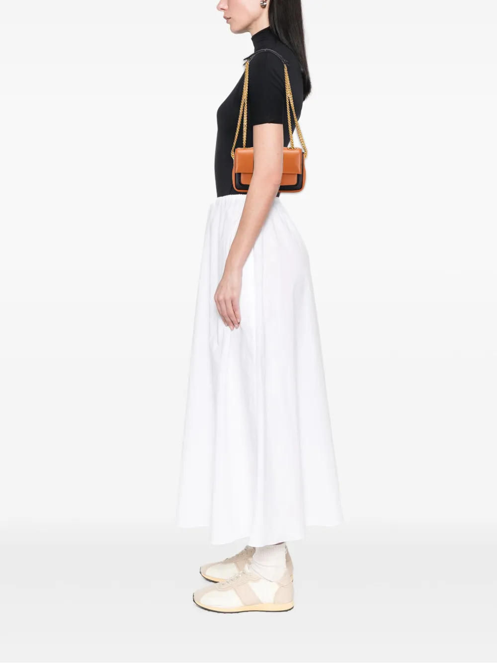 Fendi Pre-Owned 2010-2025 Mini Bicolor Nappa Apolo Chain Baguette shoulder bag | Pre-Owned | Image 2