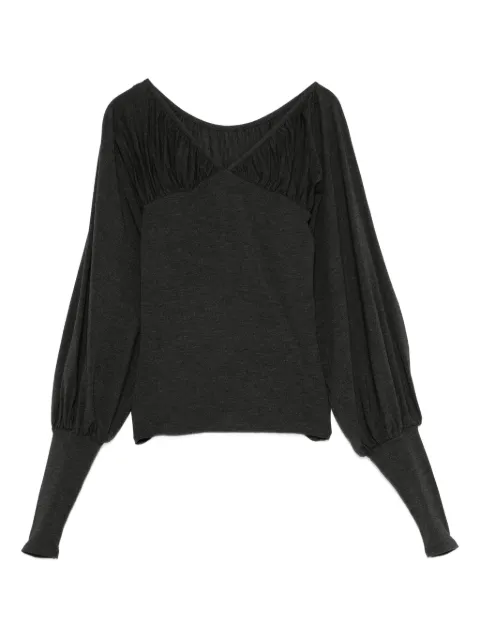 Paloma Wool blusa fruncida manga larga