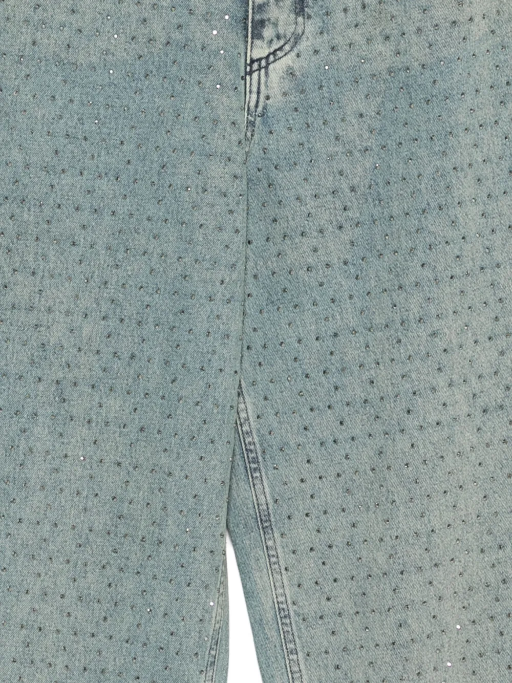 Alysi Rhinestone-embellished Jeans In Blue