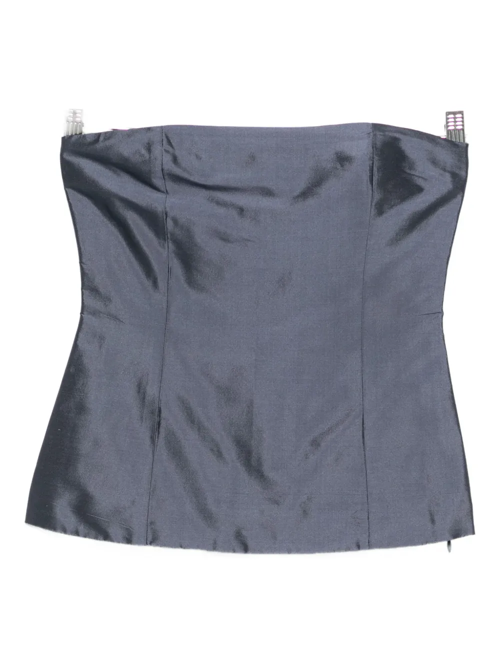 Paloma Wool Panelled Strapless Top In Gray
