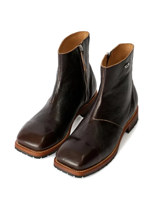 OUR LEGACY Engine Zip Boots | Brown | FARFETCH