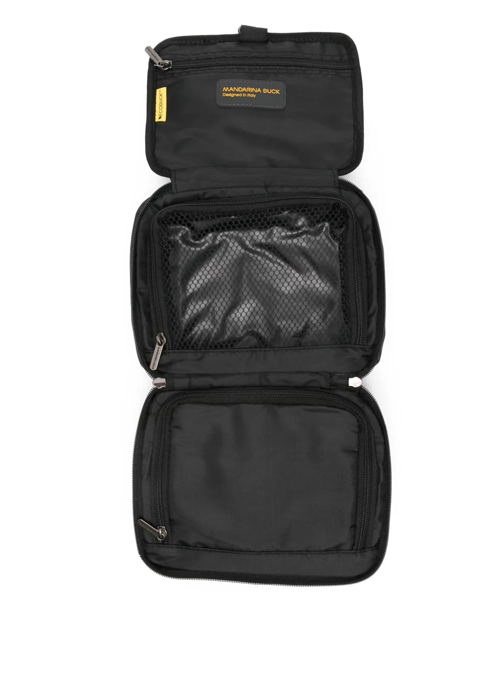 Mandarina Duck Logo-print Travel Bag In Black