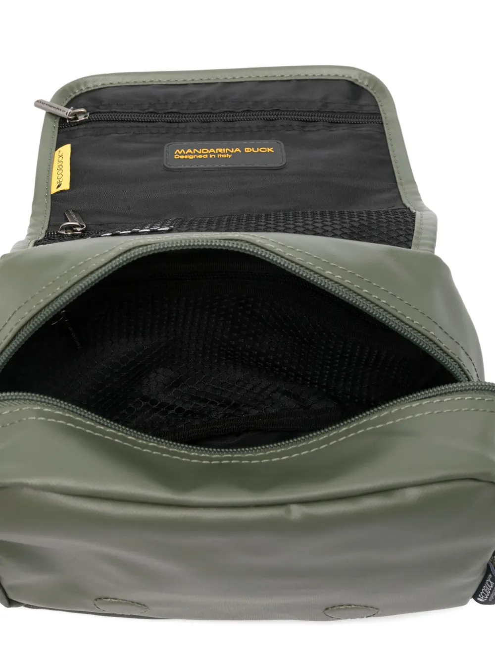 Mandarina Duck Eco Coated Travel Bag In Green