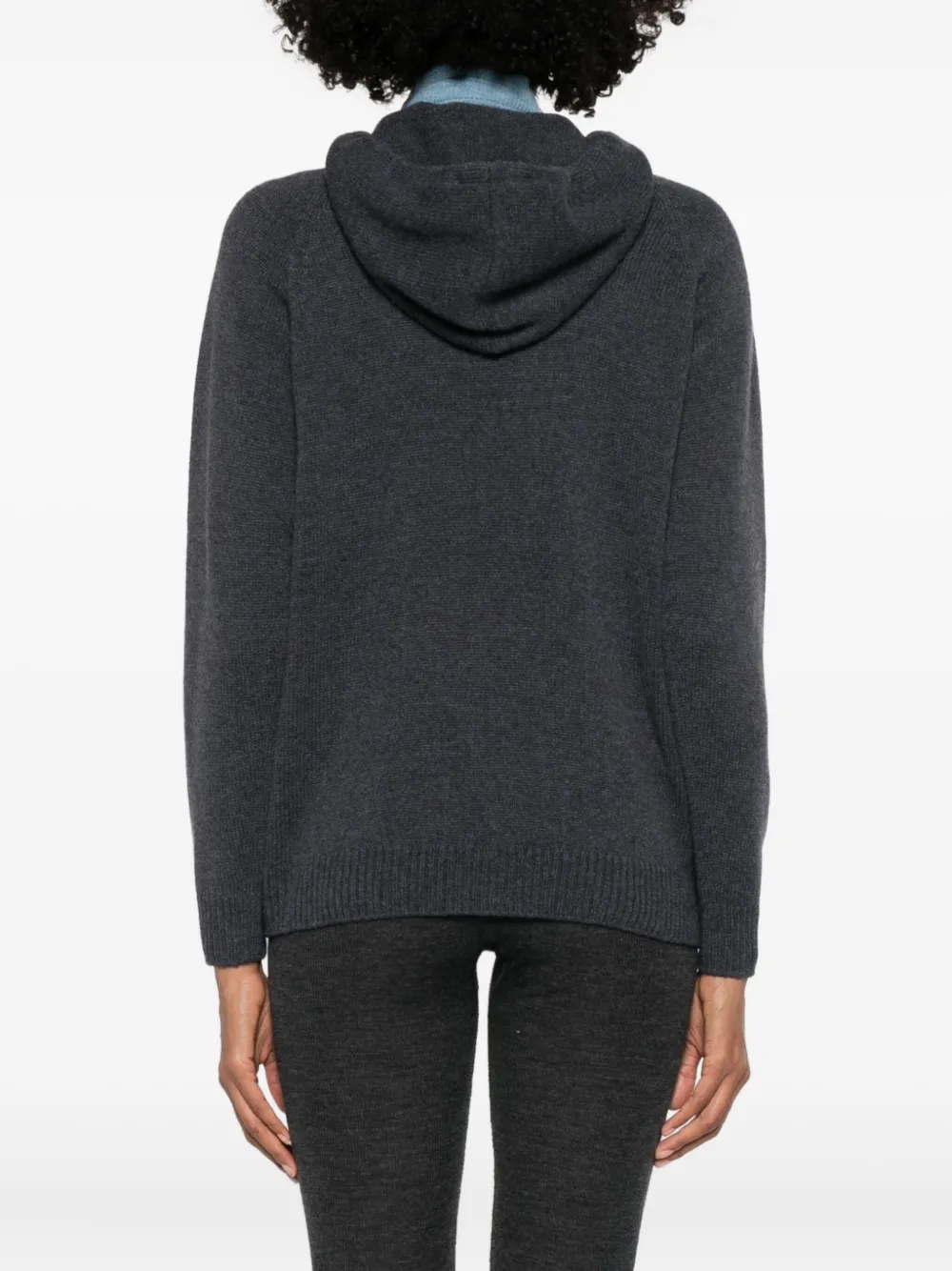 Fabiana Filippi Hoodie van wolblend Zwart