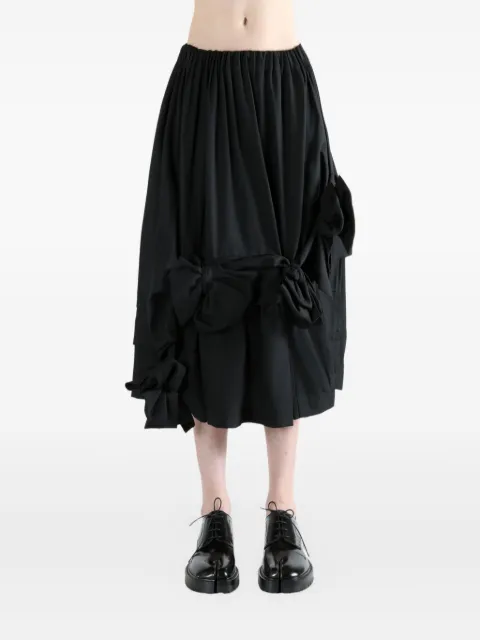 Comme des Garçons TAO bow-detail midi skirt