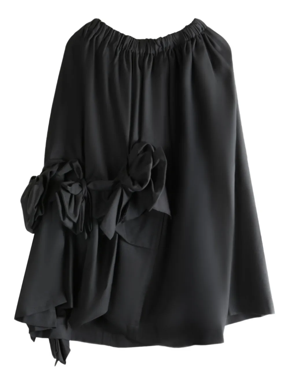 Comme des Garçons TAO bow-detail midi skirt | Black | Image 1
