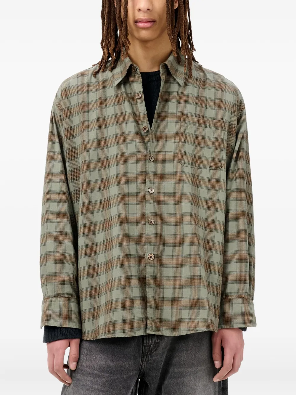 OUR LEGACY Borrowed shirt - Groen