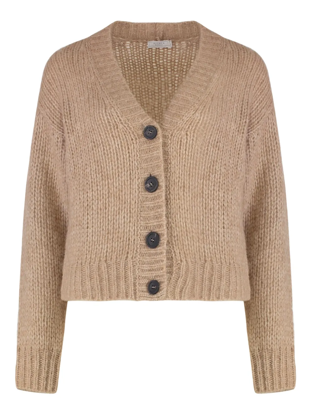 Peserico V-neck cardigan - ニュートラル Peserico V-neck cardigan - ニュートラル