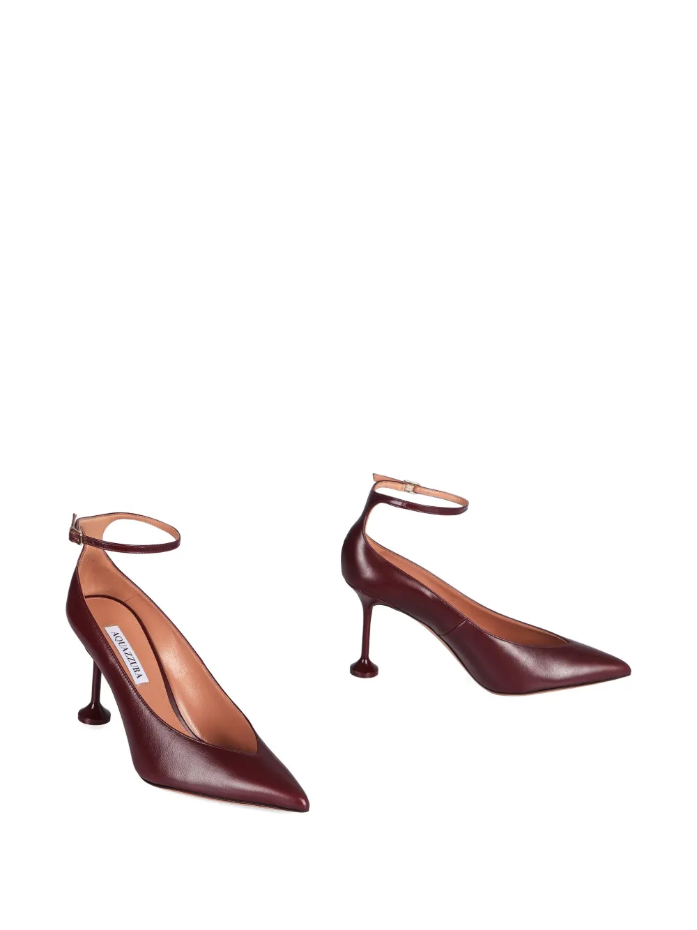 Aquazzura 85mm Strong Pointed-toe Pumps In Red