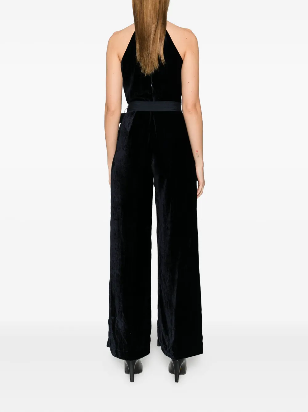 Peserico Jumpsuit met ceintuur Zwart