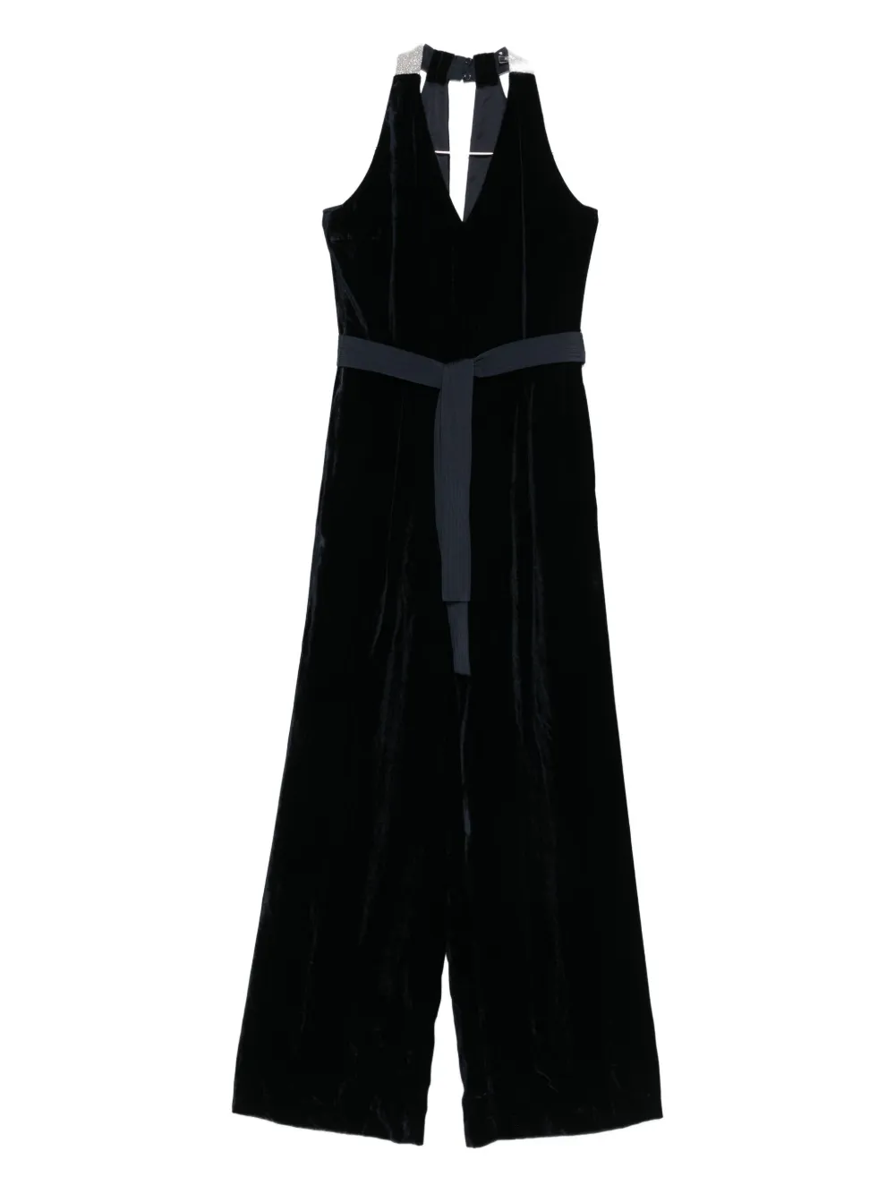Peserico Belted Jumpsuit In Black