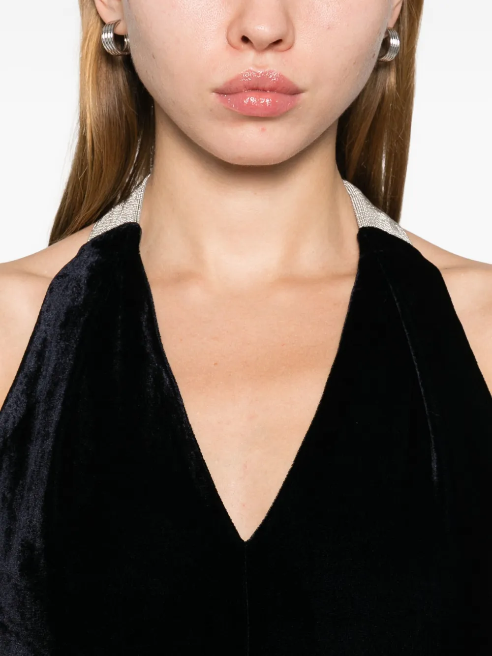 Peserico Jumpsuit met ceintuur Zwart