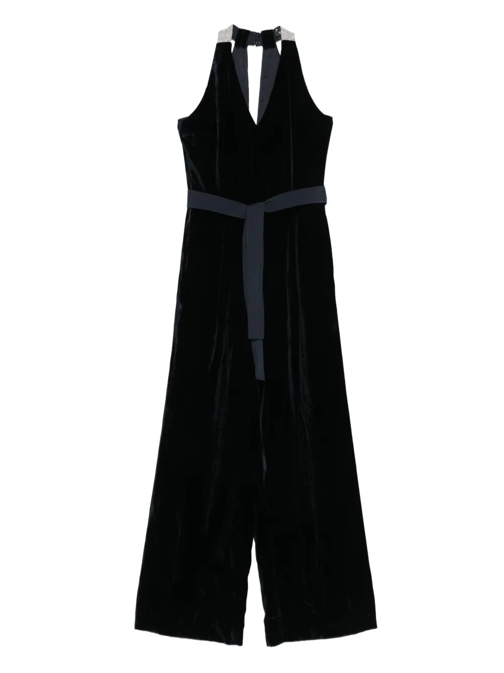 Peserico jumpsuit con cinturón | negro | Image 1