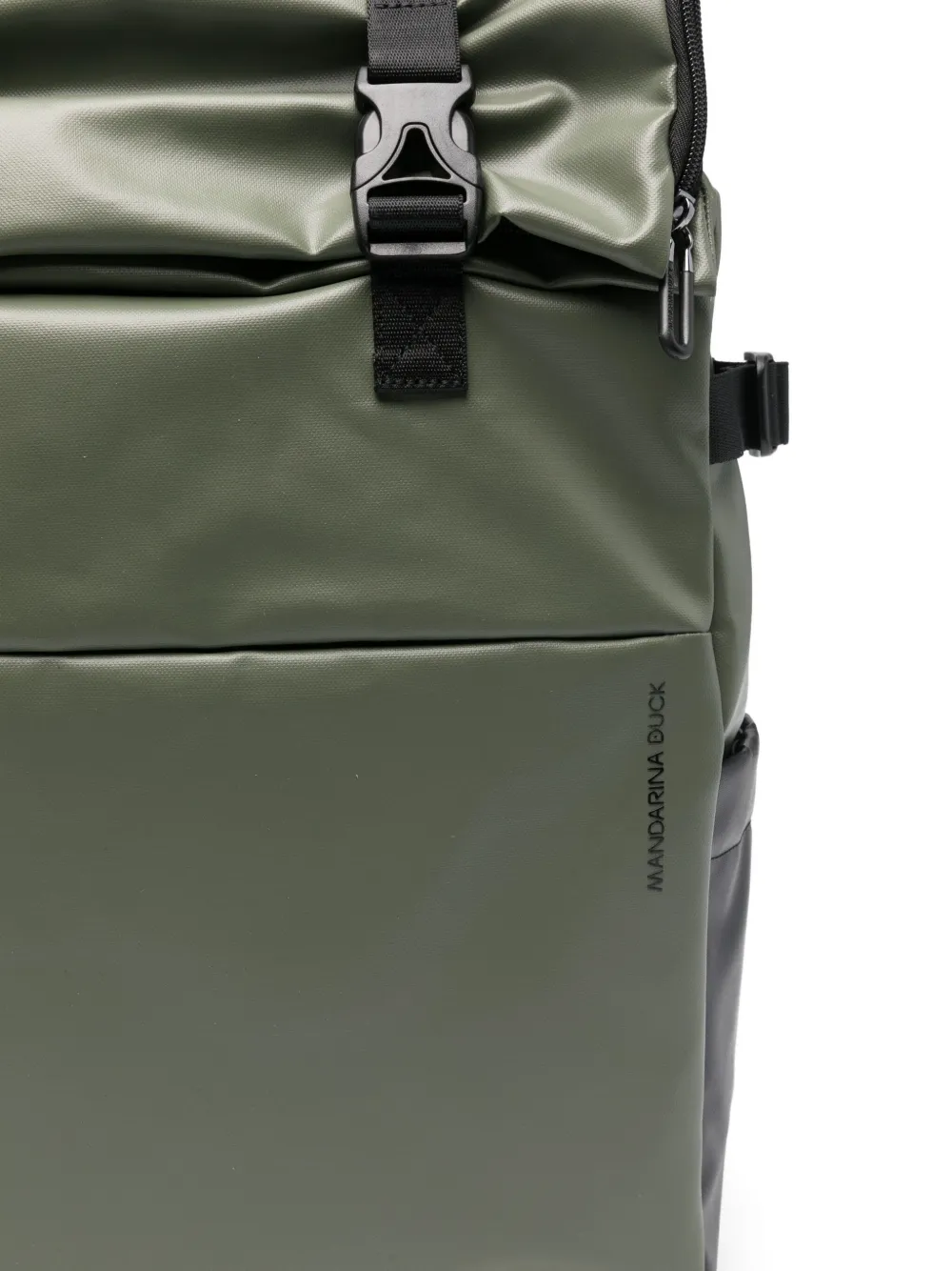 Mandarina Duck Eco Coated Backpack In Green