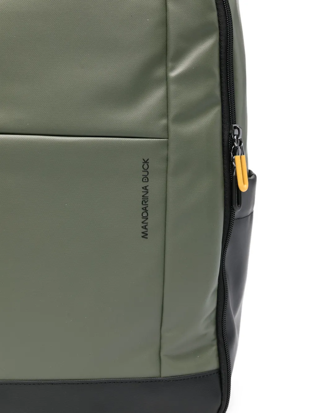 Mandarina Duck Logo-print Backpack In Green