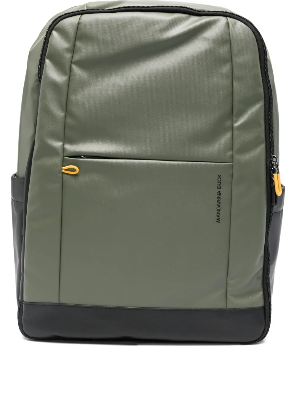 Mandarina Duck Logo-print Backpack In Green