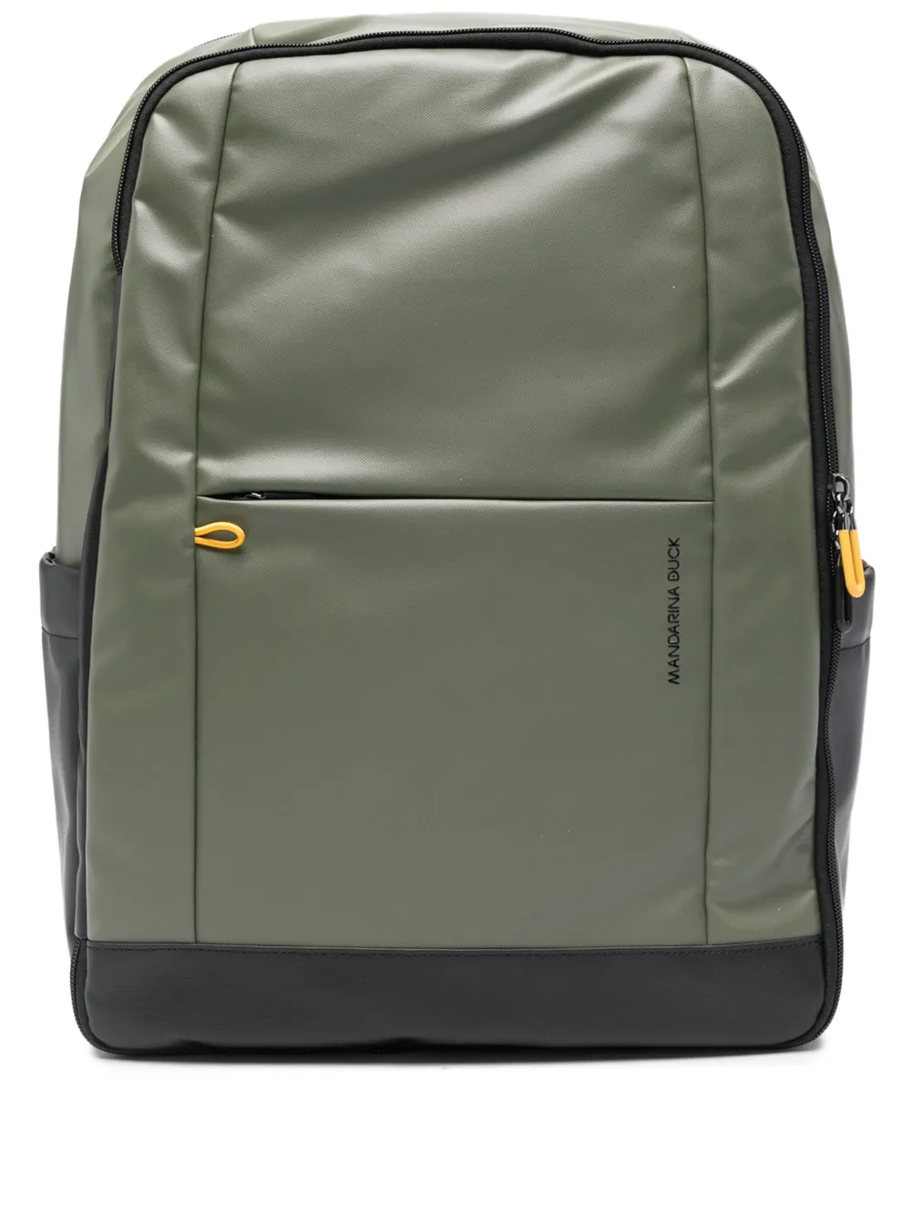 Mandarina Duck logo-print backpack | Green | Image 1
