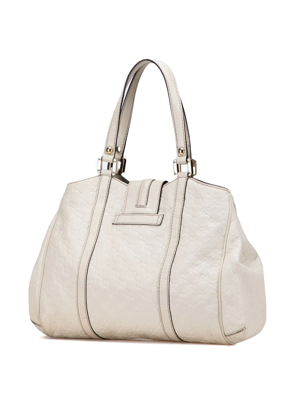 Pre-owned Gucci 2000-2015 Ssima New Ladies Tote Bag In White