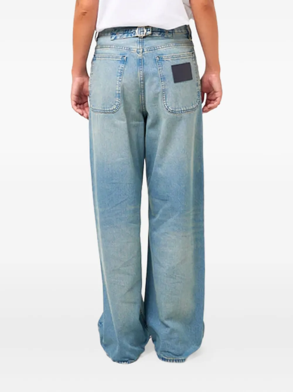 Sunflower logo-patch jeans - Blauw