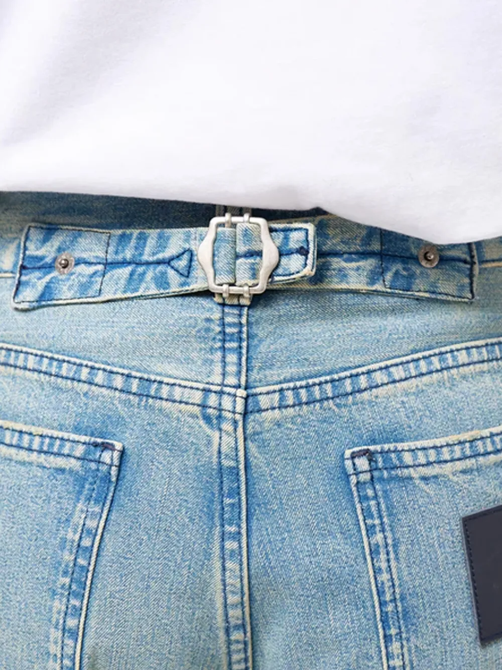 Sunflower Logo-patch Jeans In Blue