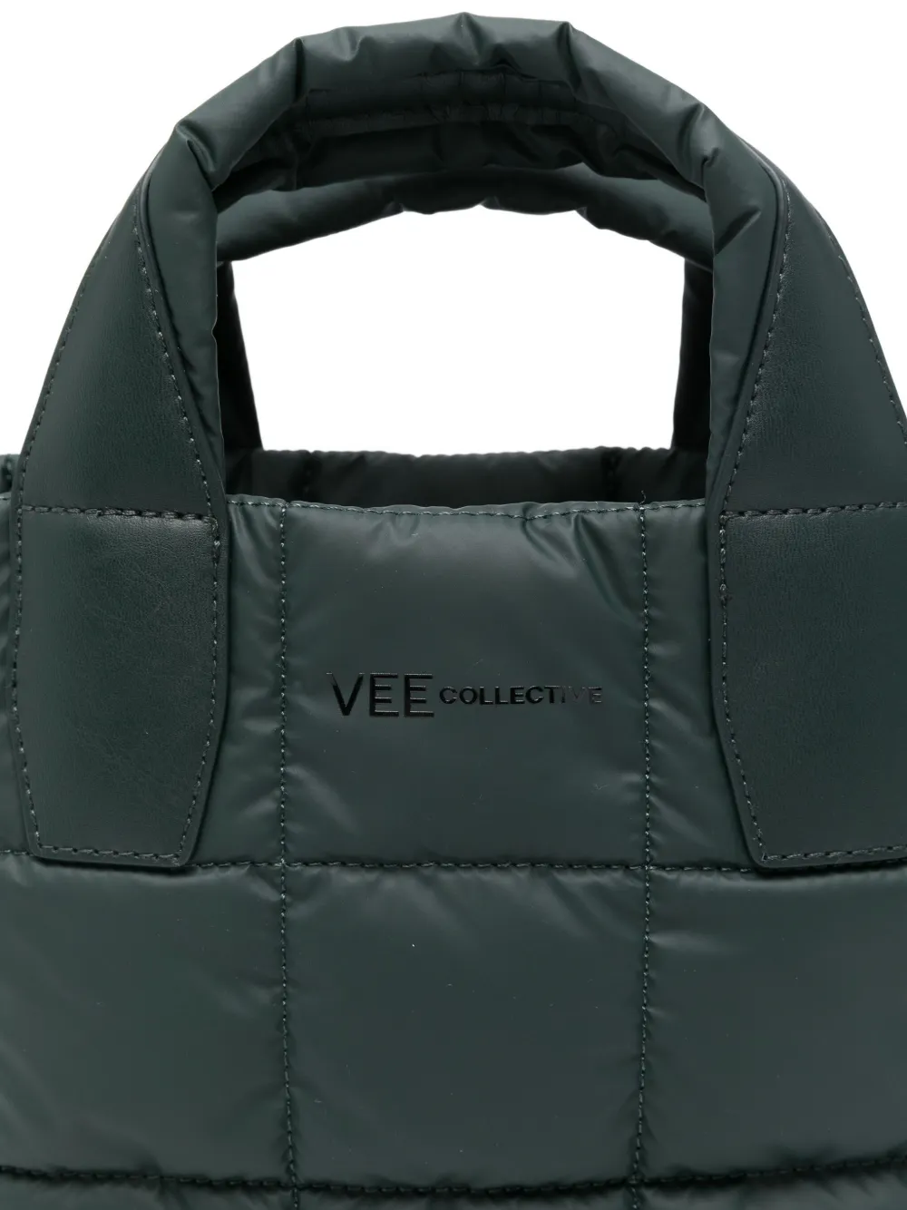 Veecollective Padded Tote Bag In Gray