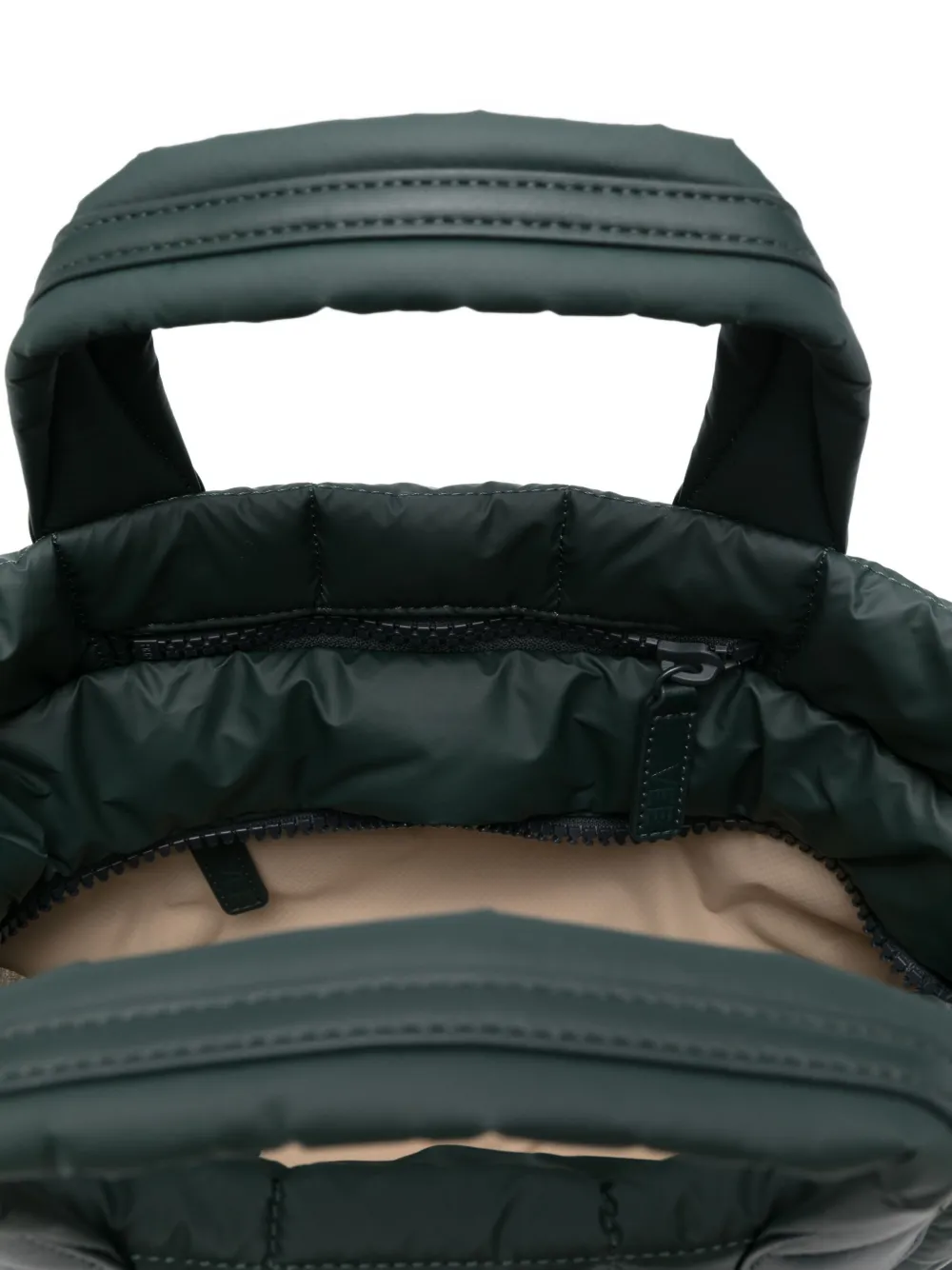 Veecollective Quilted Tote Bag In Green