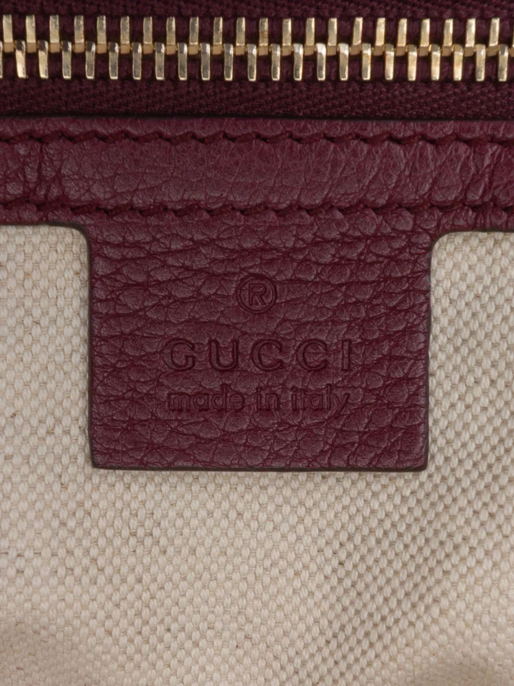 Pre-owned Gucci 2016-2025 Large Calfskin Bamboo Shopper Satchel In Red