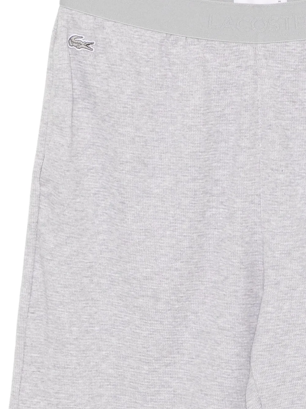 Lacoste Shorts met geborduurd logo Grijs