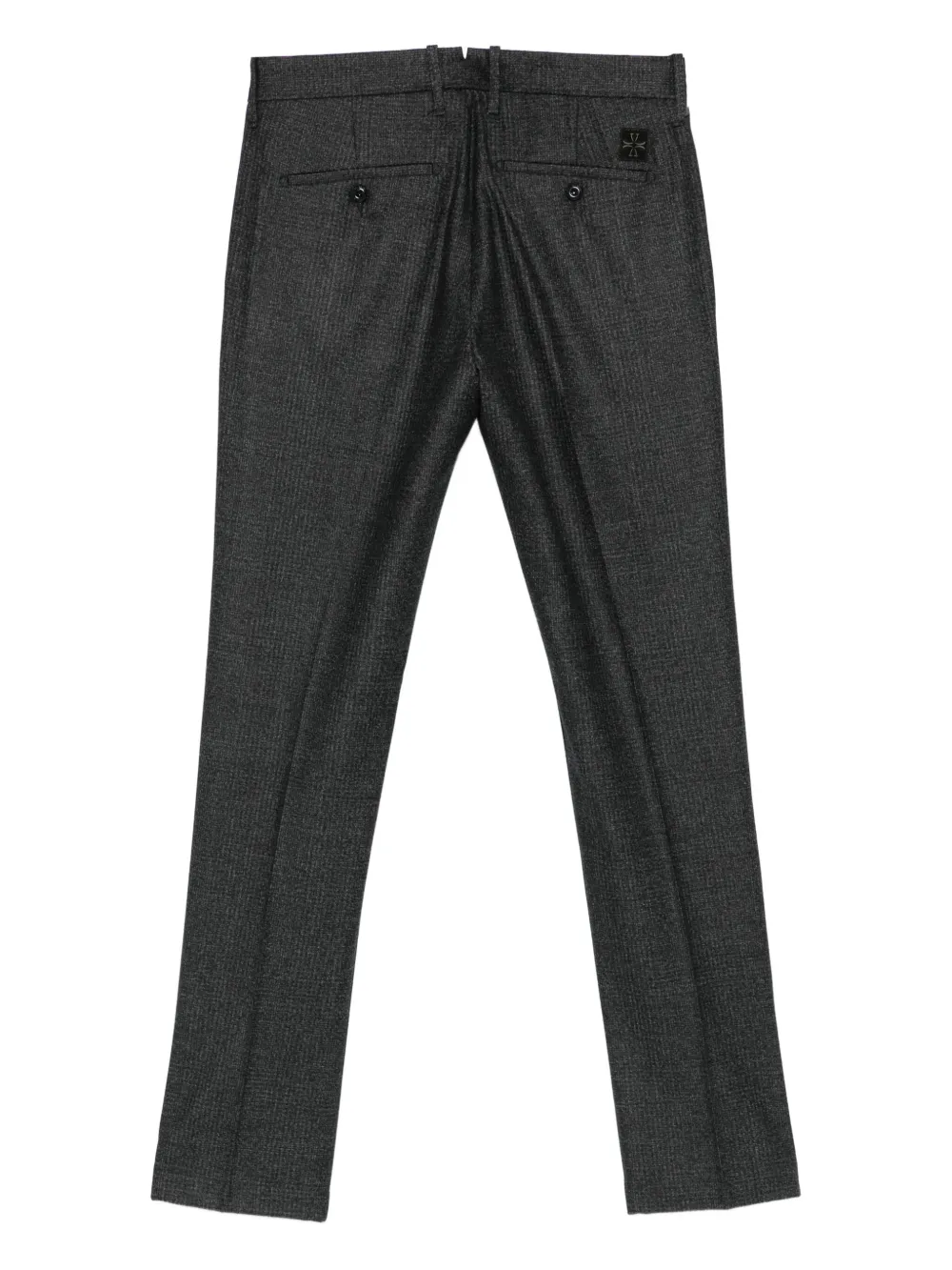 Jacob Cohën Wollen straight broek - Grijs