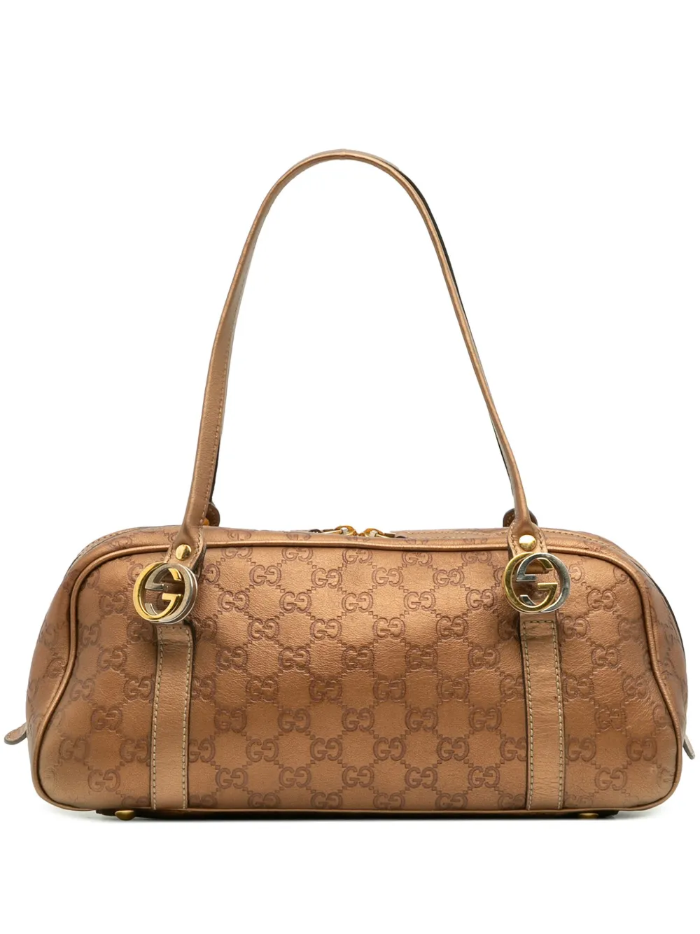 Gucci Pre-Owned 2016-2025 グッチシマ ツイン ショルダーバッグ - ブラウン Gucci Pre-Owned 2016-2025 グッチシマ ツイン ショルダーバッグ - ブラウン