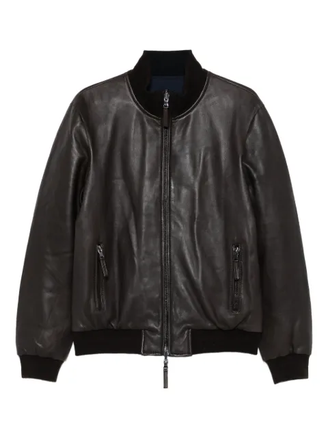 THE JACK LEATHERS chamarra bomber de piel