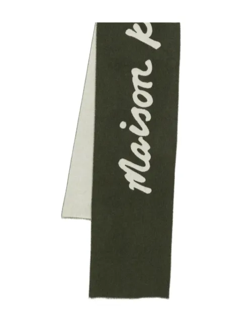 Maison Kitsuné Handwriting scarf