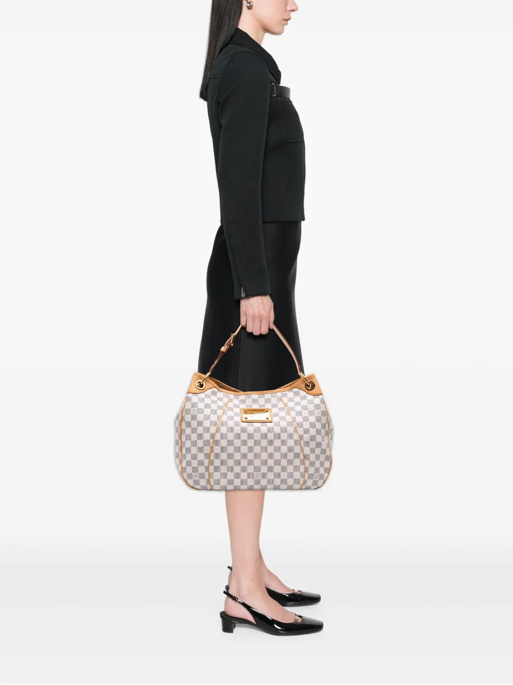 Louis Vuitton Pre-Owned 2012 Damier Azur Galliera PM shoulder bag | Pre-Owned | Image 2