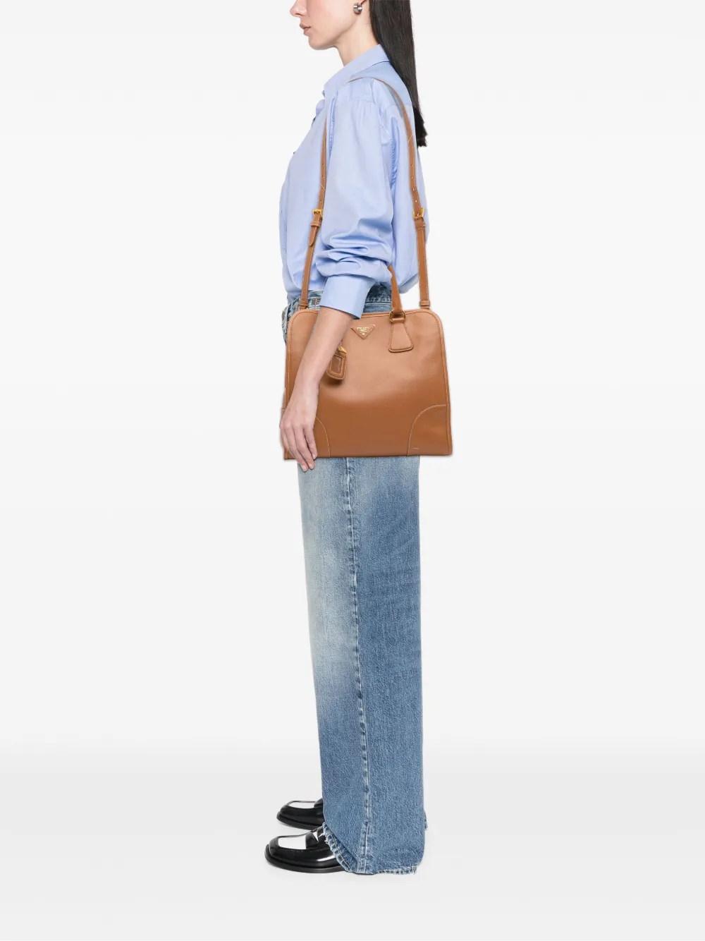 Prada Pre-Owned 2010-2025 Saffiano Lux Shopping Tote satchel | Pre-Owned | Image 2