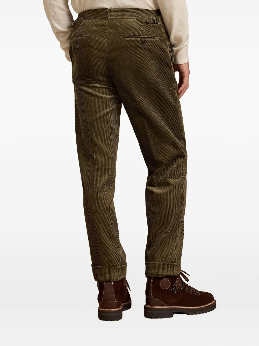Ralph Lauren Gregory Corduroy Trousers In Brown