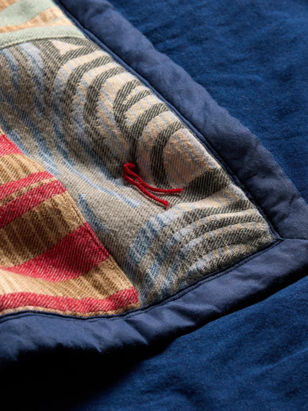 Ralph Lauren Steppdecke Im Patchwork-look (214cm X 236cm) In Blue