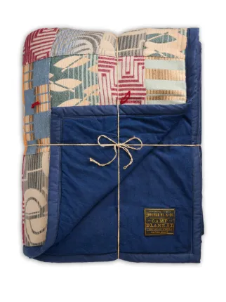 Ralph Lauren Home パッチワーク キルト 214cm x 236cm | ブルー