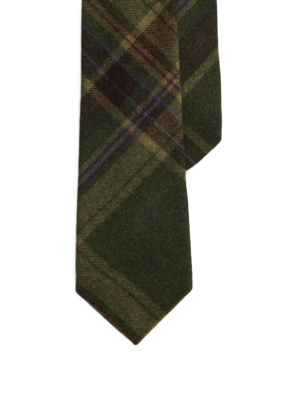 Ralph Lauren Purple Label plaid standard neck tie | Green | Image 1
