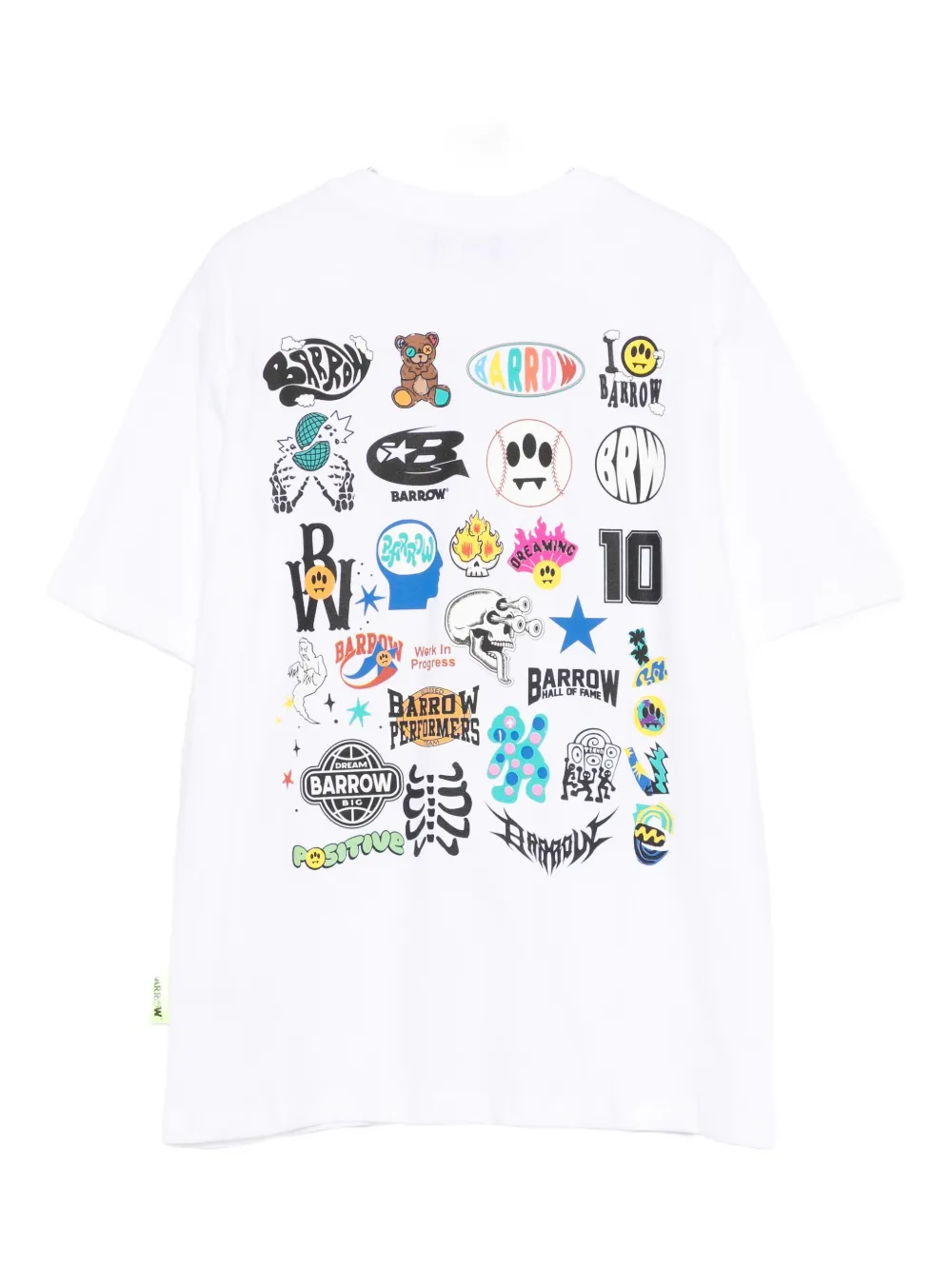 Barrow Logo Graphic T-shirt In White