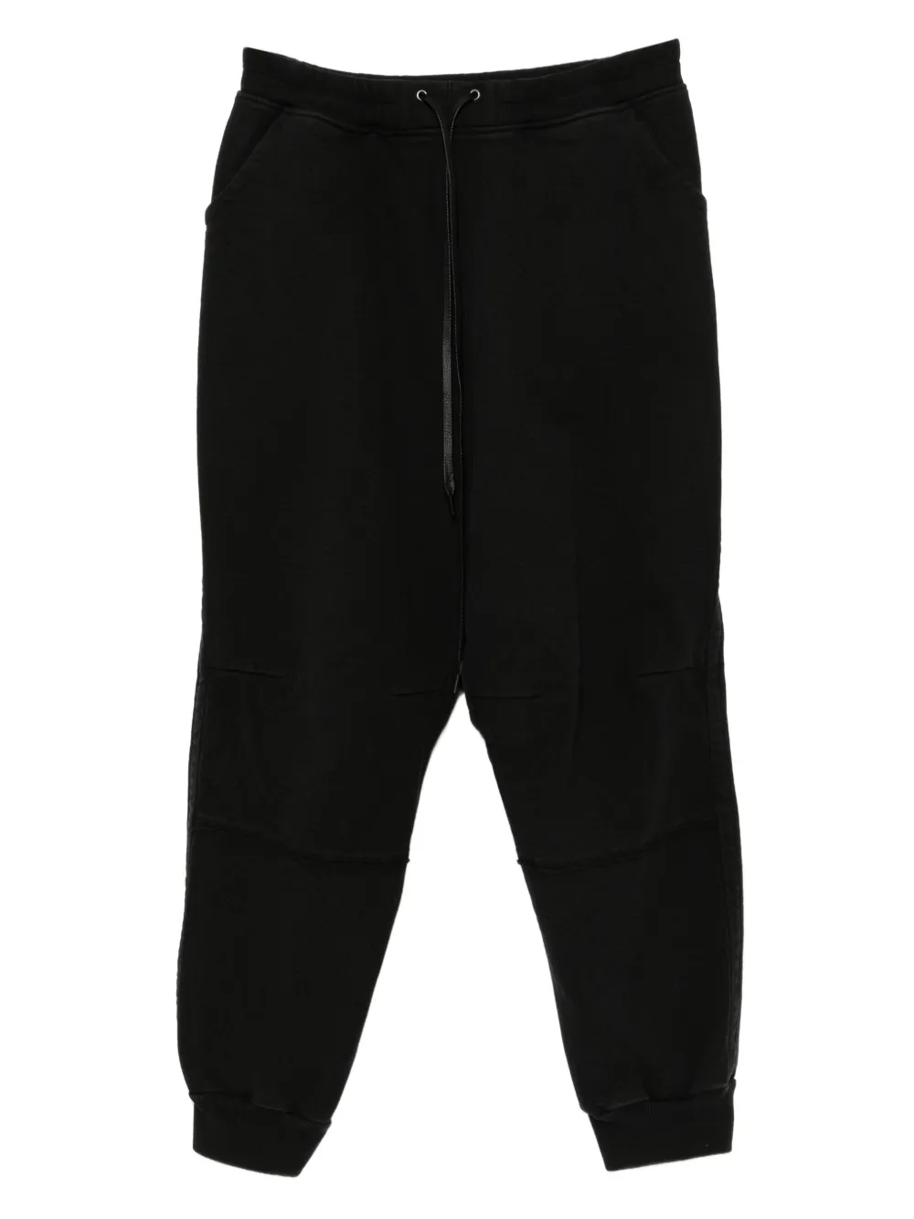 The Viridi-Anne cotton track pants | Black | Image 1