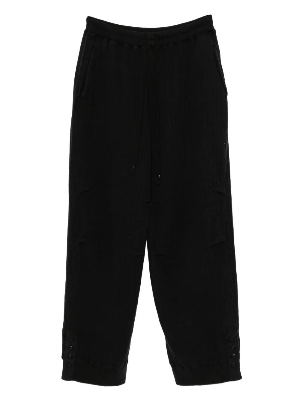 The Viridi-Anne puffer wide leg pant | Black | Image 1