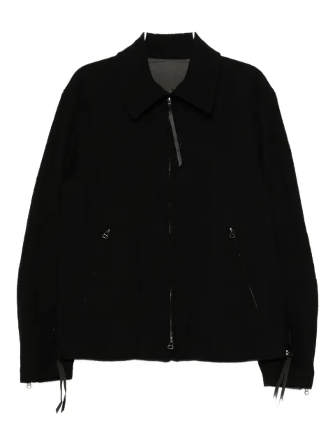 The Viridi-Anne wool zip-up  jacket
