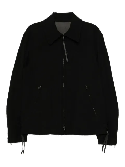 The Viridi-Anne wool zip-up  jacket