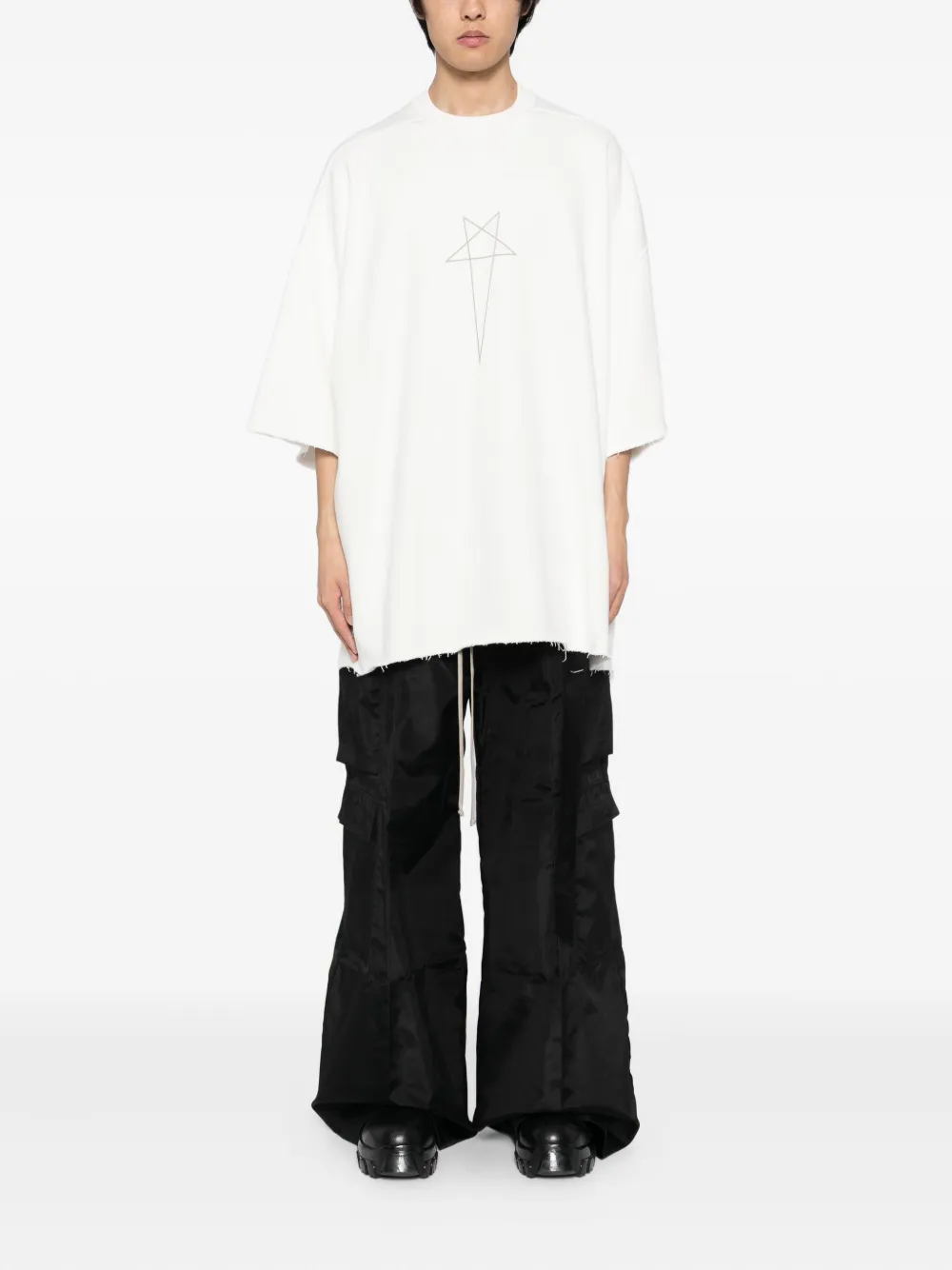 Rick Owens DRKSHDW Tommy T-shirt - Wit