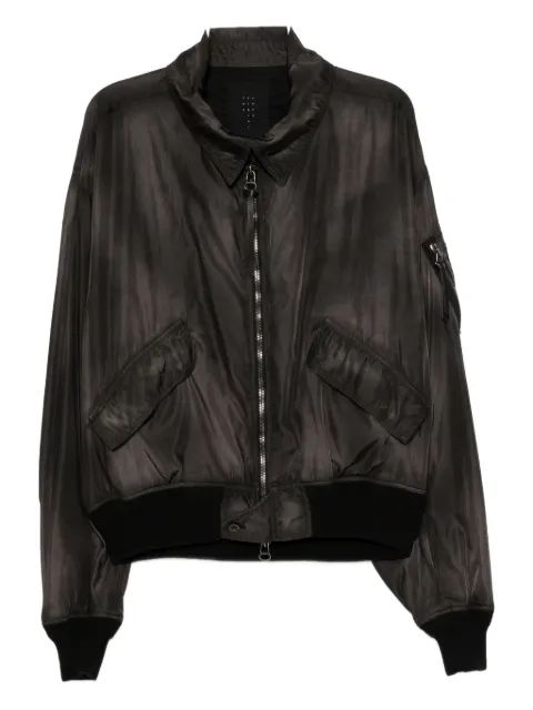 The Viridi-Anne zip-up bomber jacket 