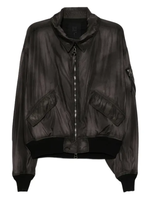 The Viridi-Anne zip-up bomber jacket 