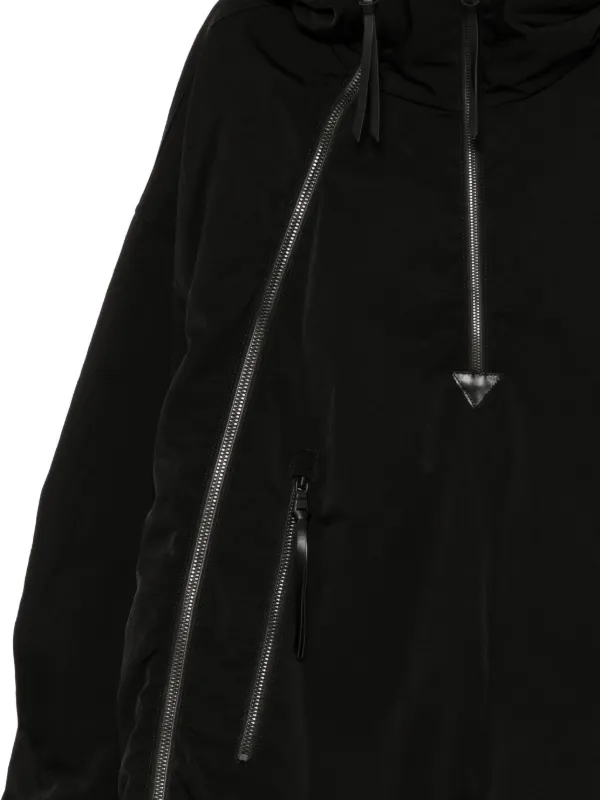 The Viridi-Anne Padded Hood Jacket | Black | FARFETCH