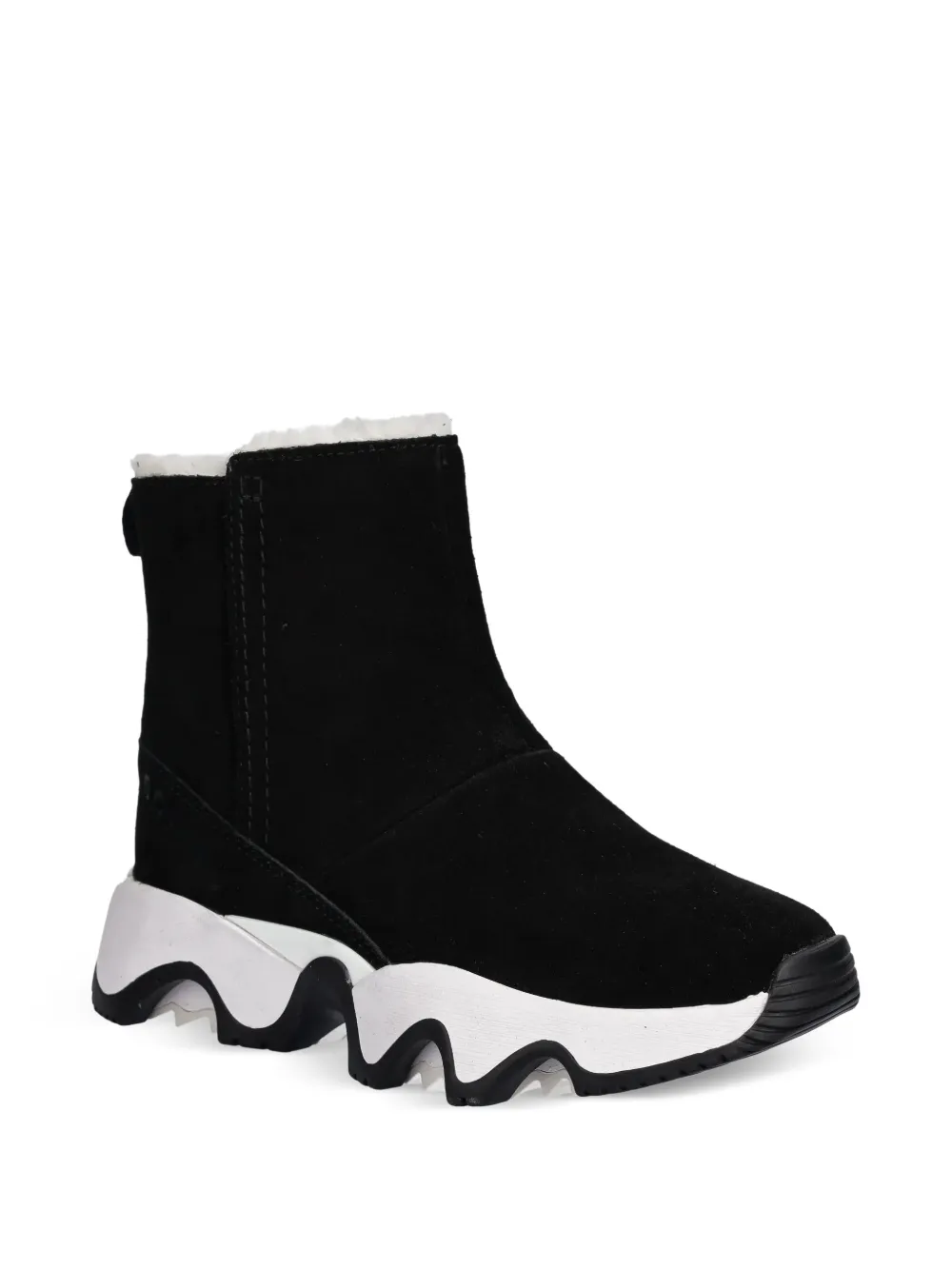 SOREL Kinetic Impact side-zip platform boots Zwart