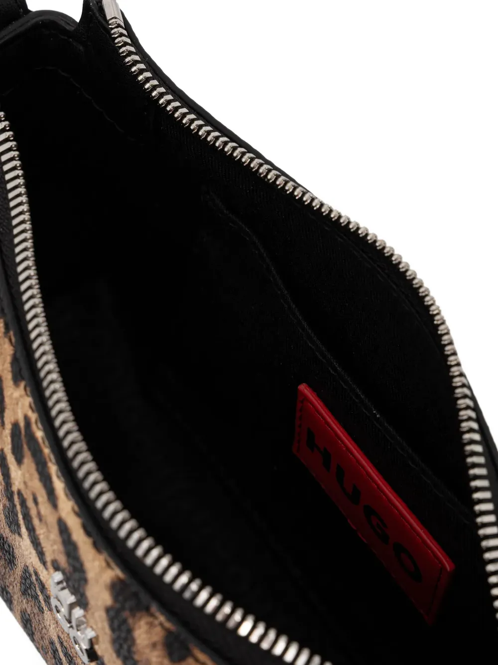 Hugo Boss Zip-fastening Shoulder Bag In Brown